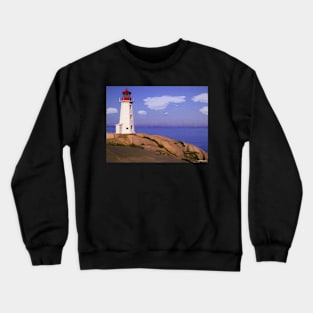 Peggys Cove Lighthouse Crewneck Sweatshirt